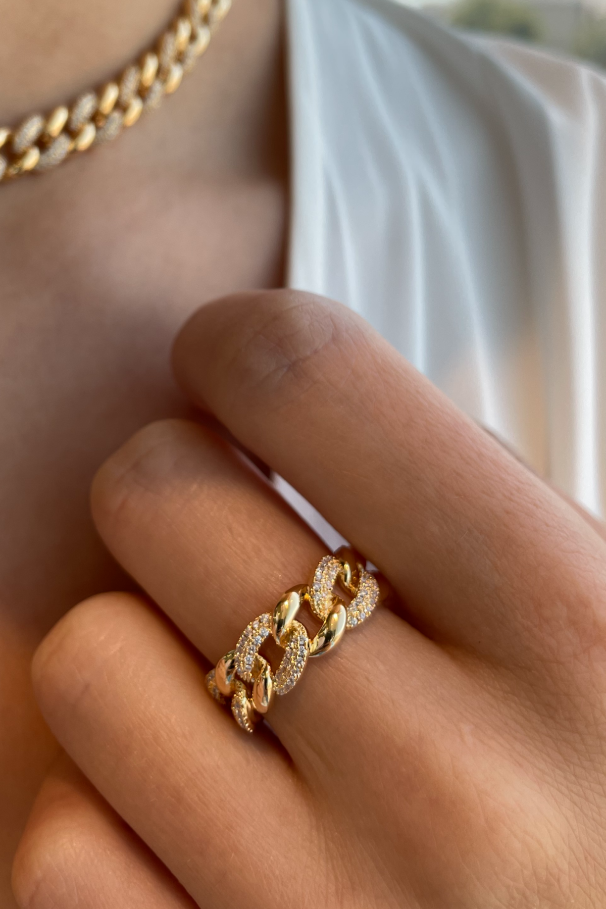 Kamaria Link Ring (Free Size)