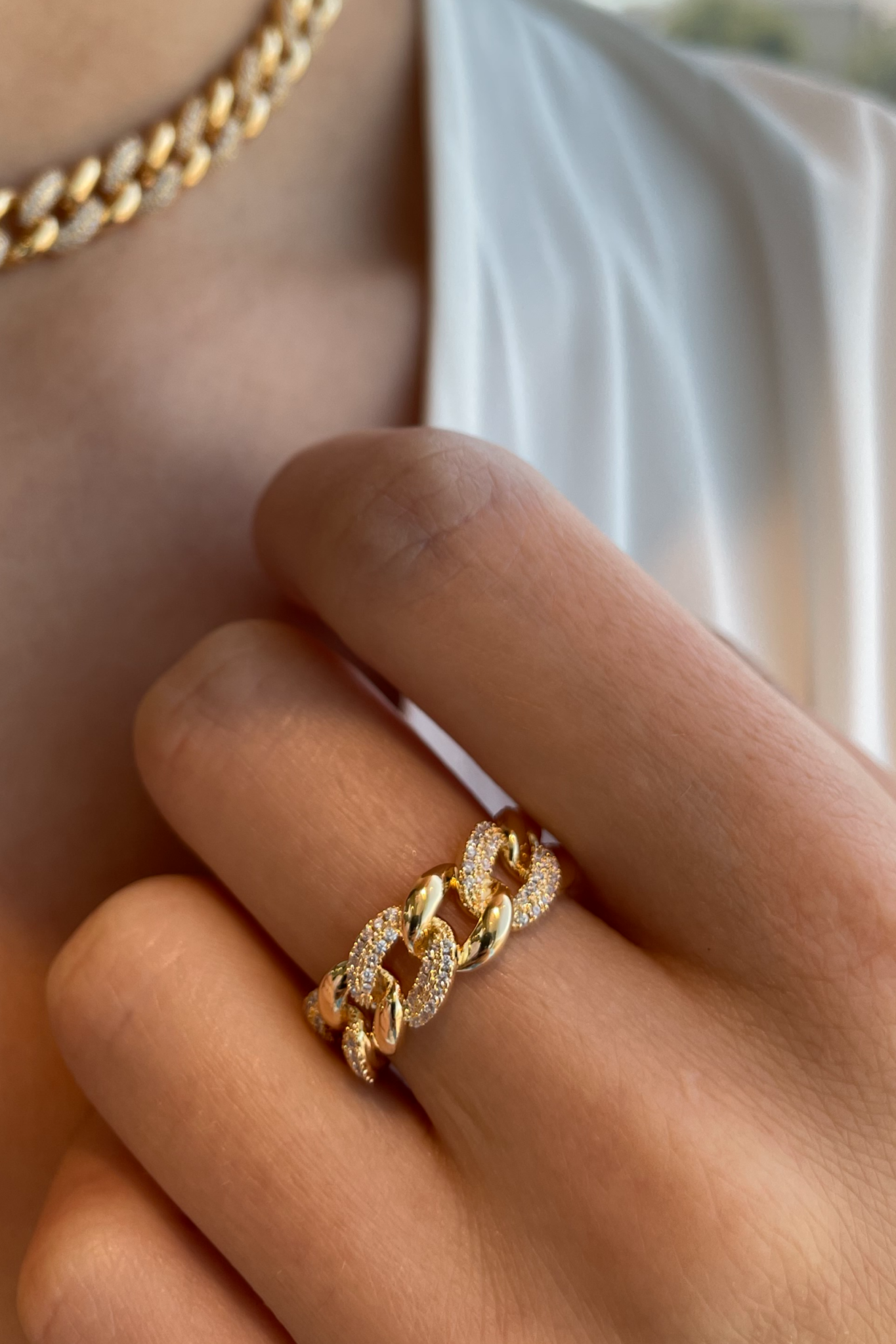 Kamaria Link Ring (Free Size)