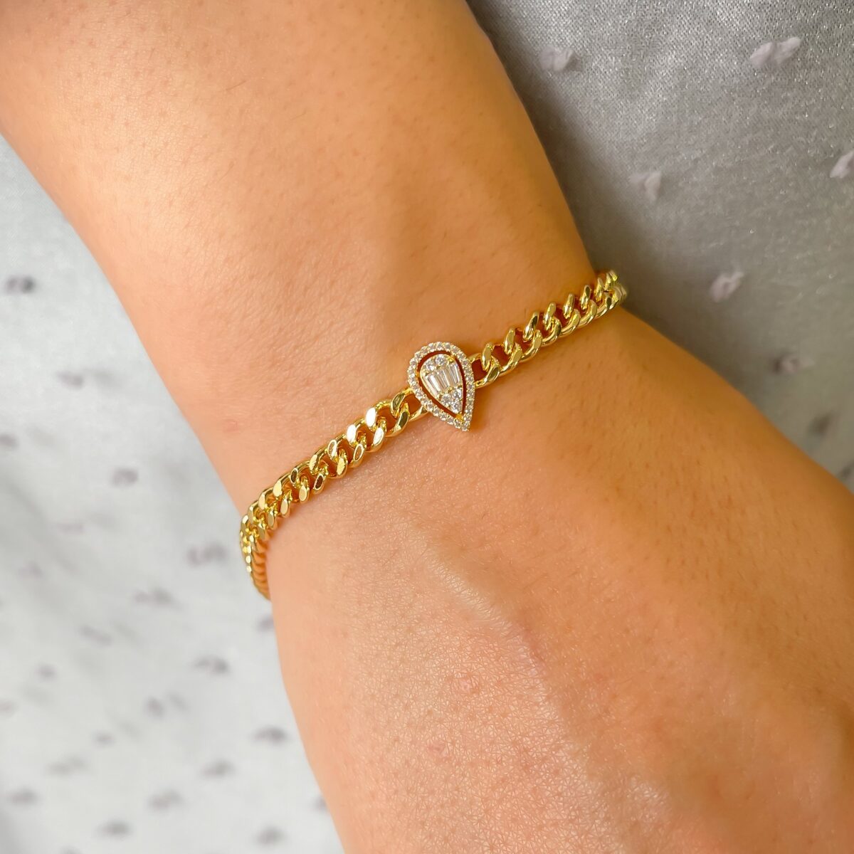 Pear Pave Bracelet