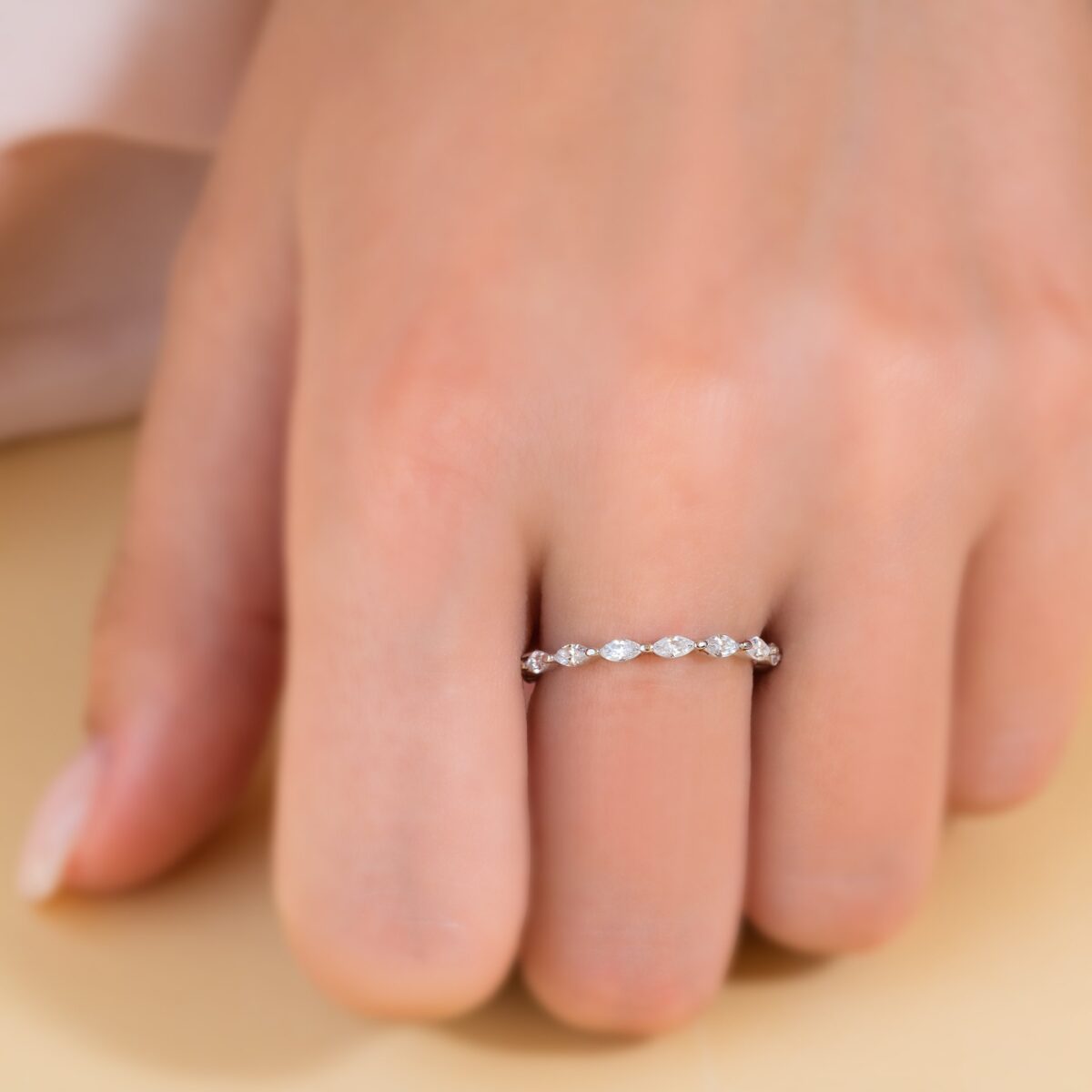 Marquise Eternity Band