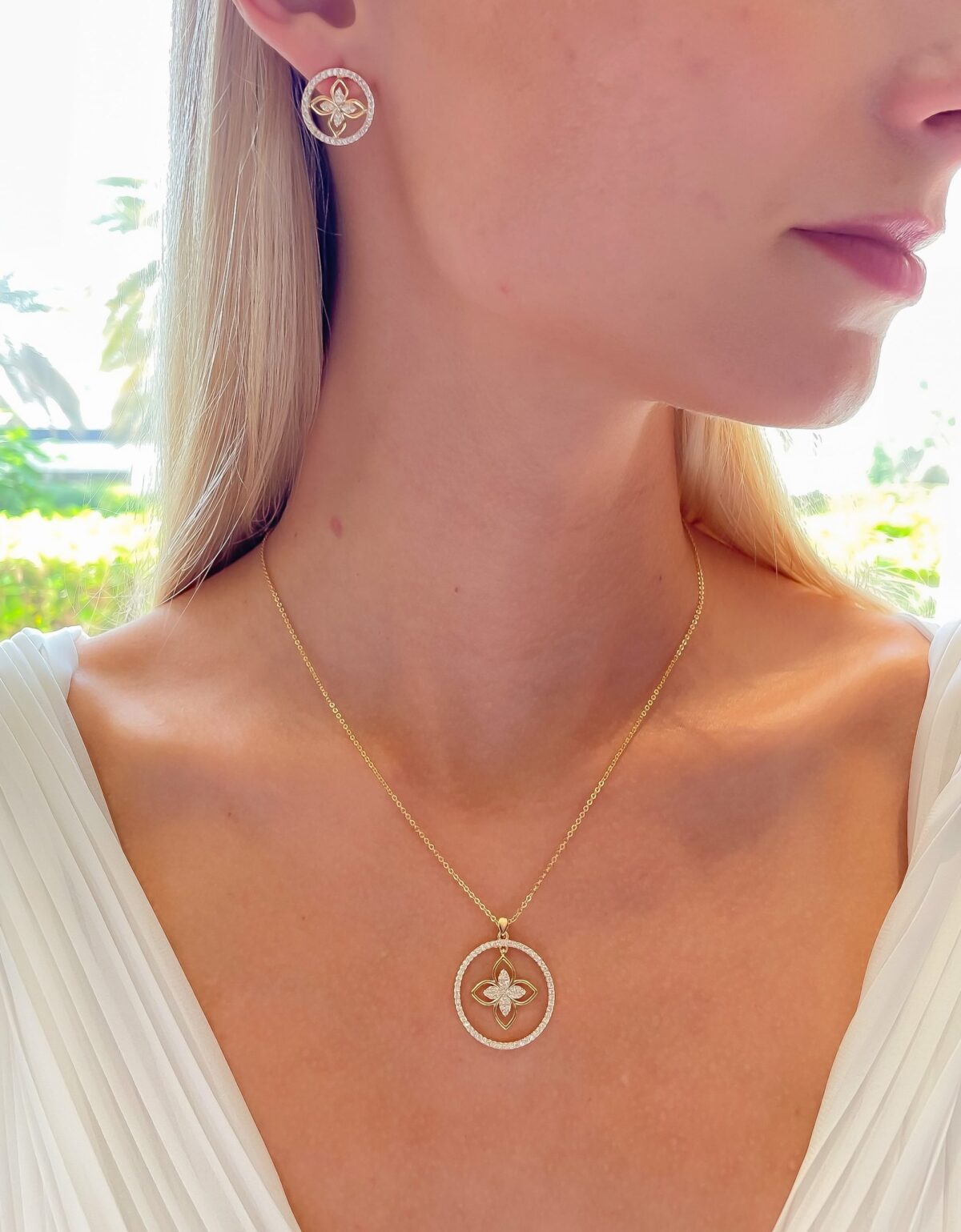 Gloria Necklace and Earring Set