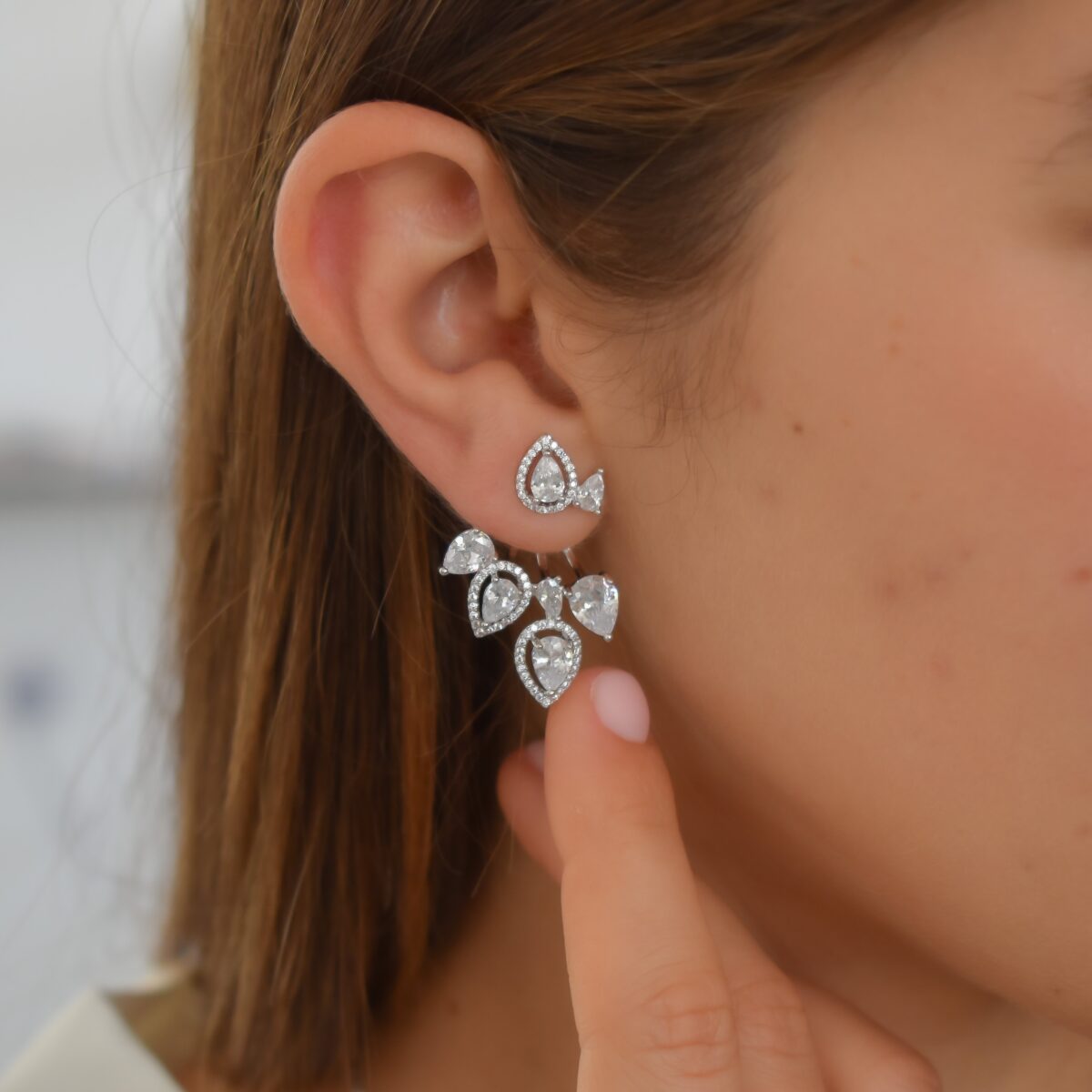 Matar Ear Jacket Earrings - Image 2