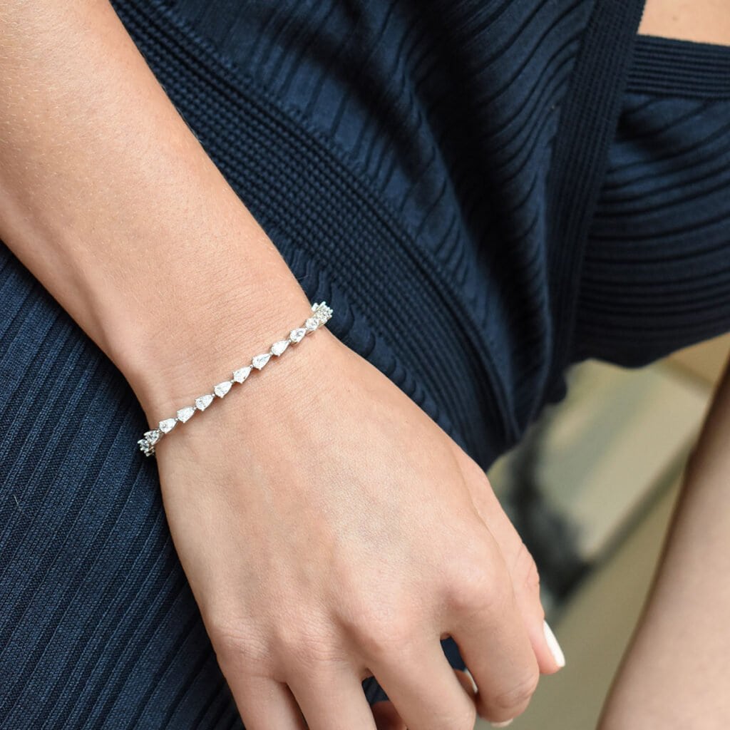 Roula Tennis Bracelet - Silver 