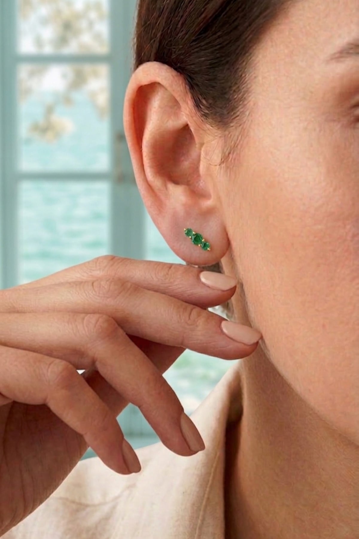 Green Trio Stud1