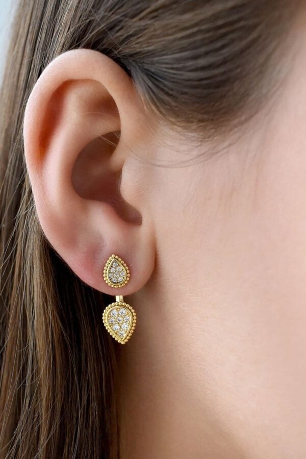 Mazia Earrings - Golden