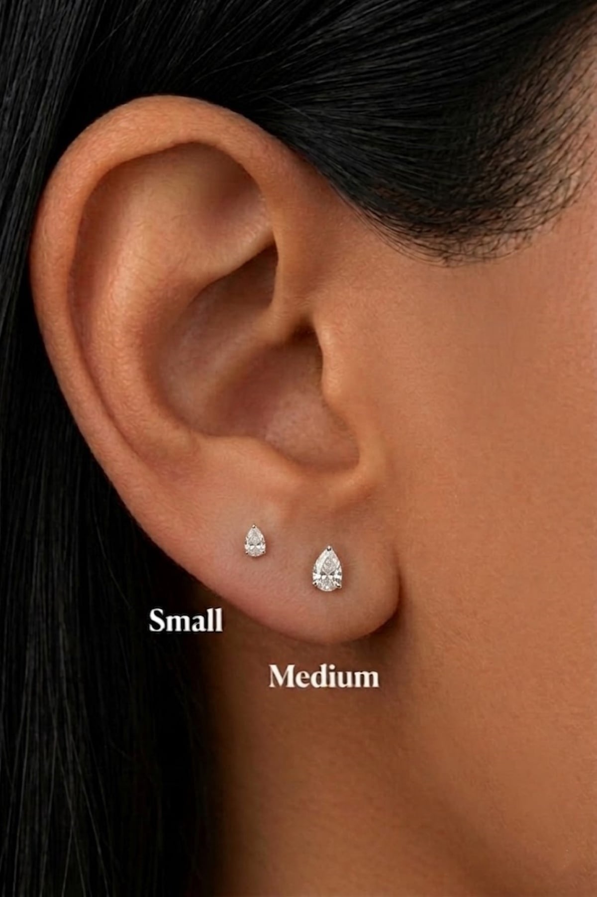 Pear Drop1 Stud
