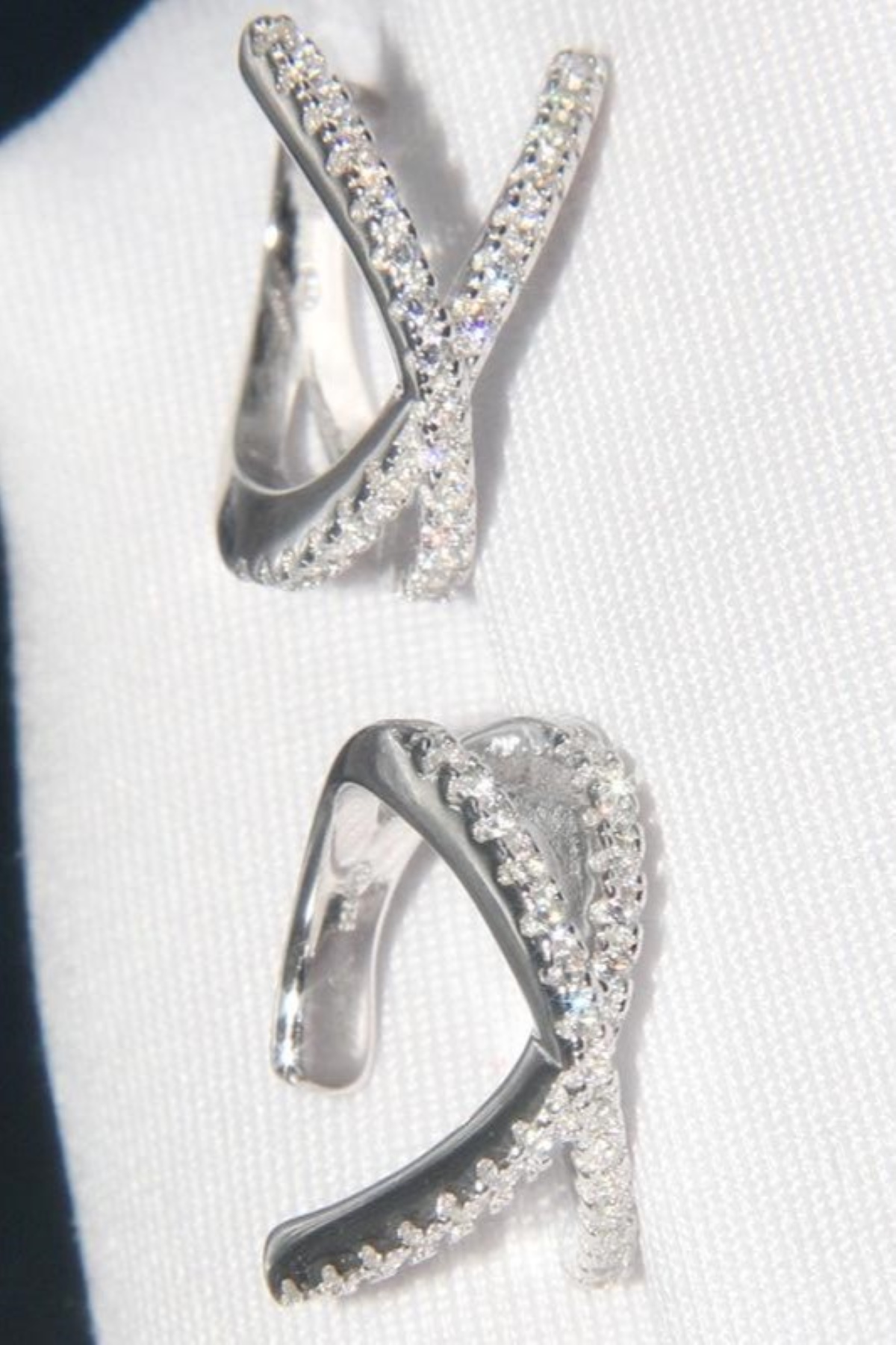 Slide-On Cross Earcuffs