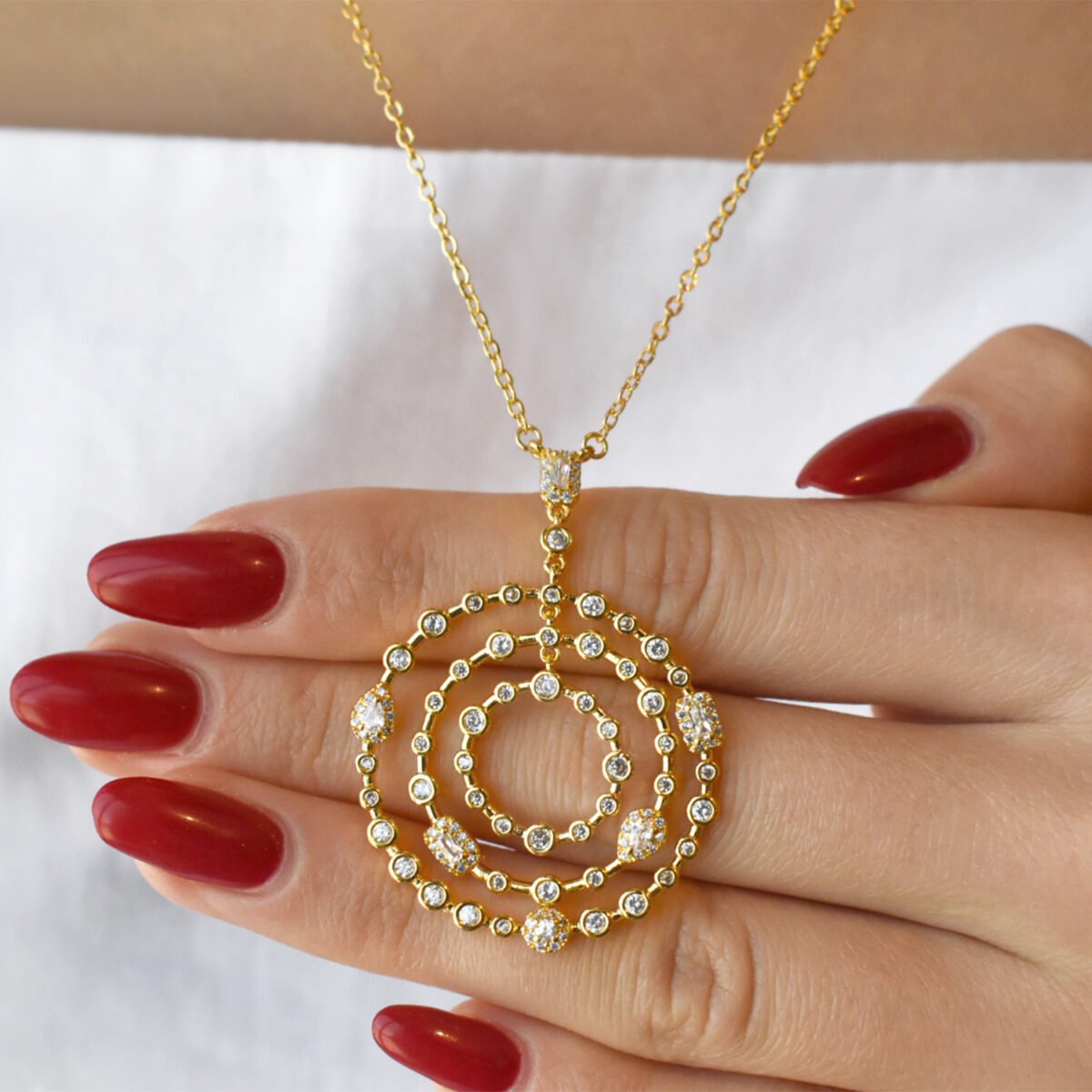Inaya Necklace and Earring Set - Image 4