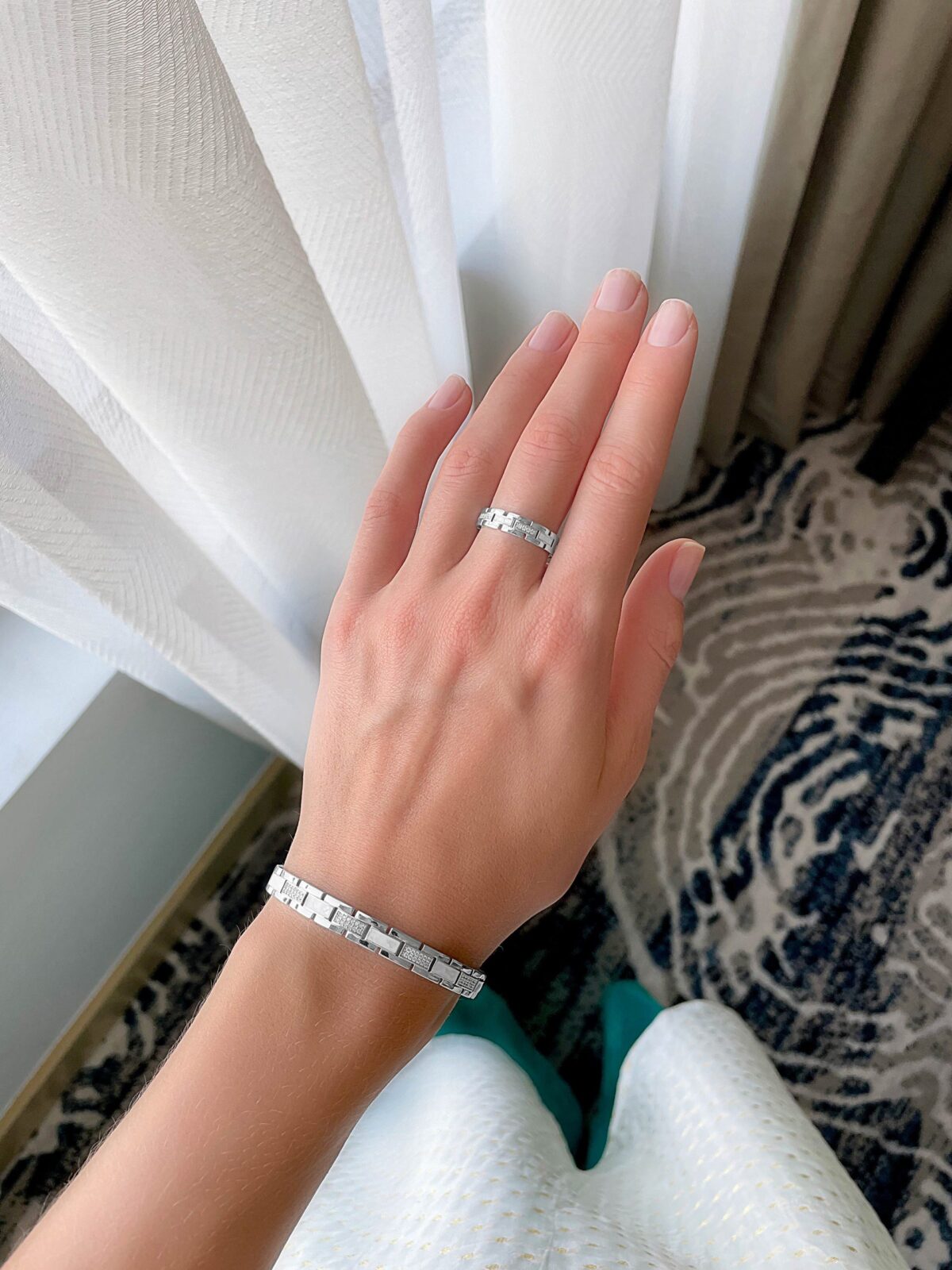 Rawda Bracelet & Ring Set (free size) - Image 3