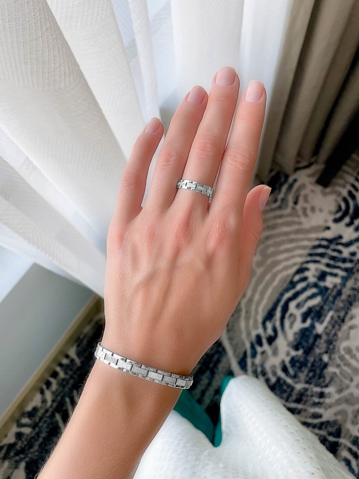 Rawda Bracelet & Ring Set (free size)