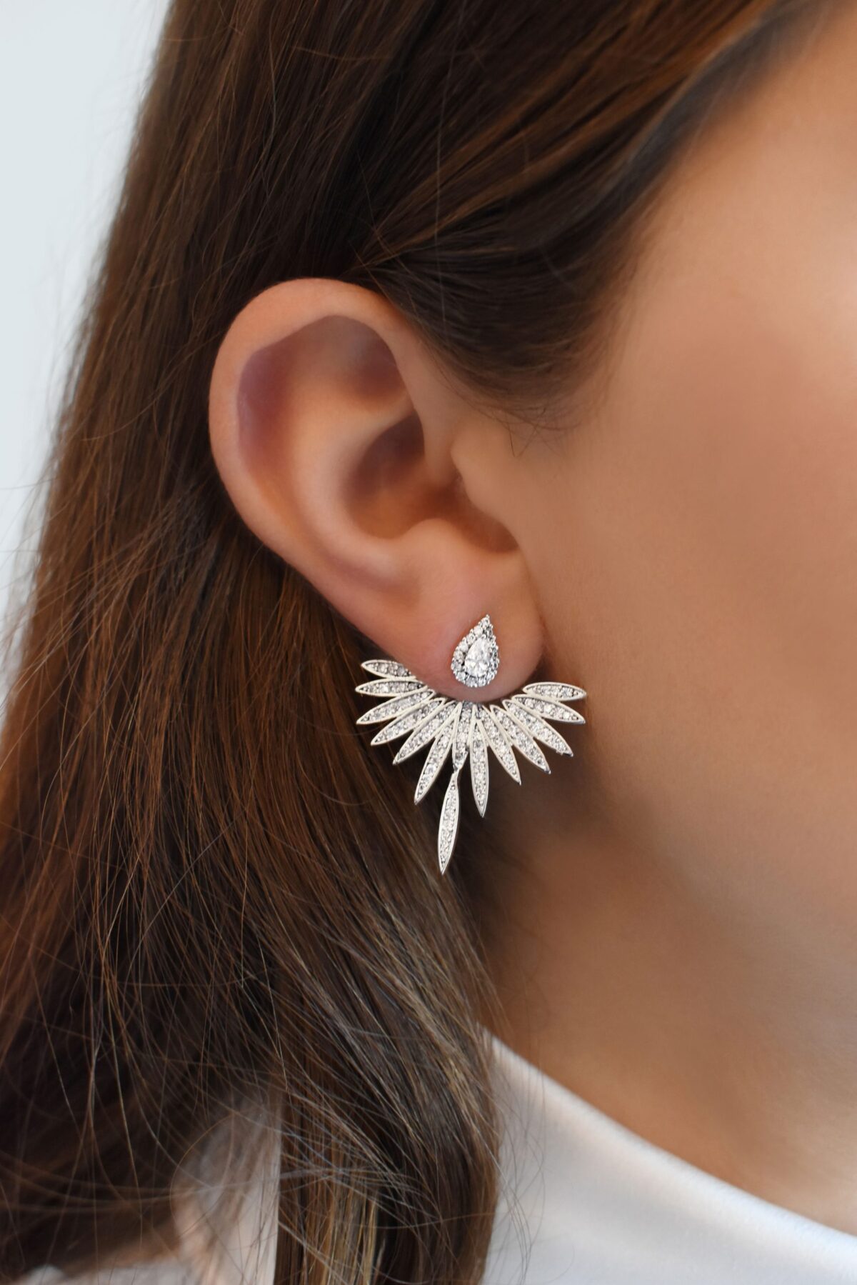 Angeline Ear Jacket Earrings