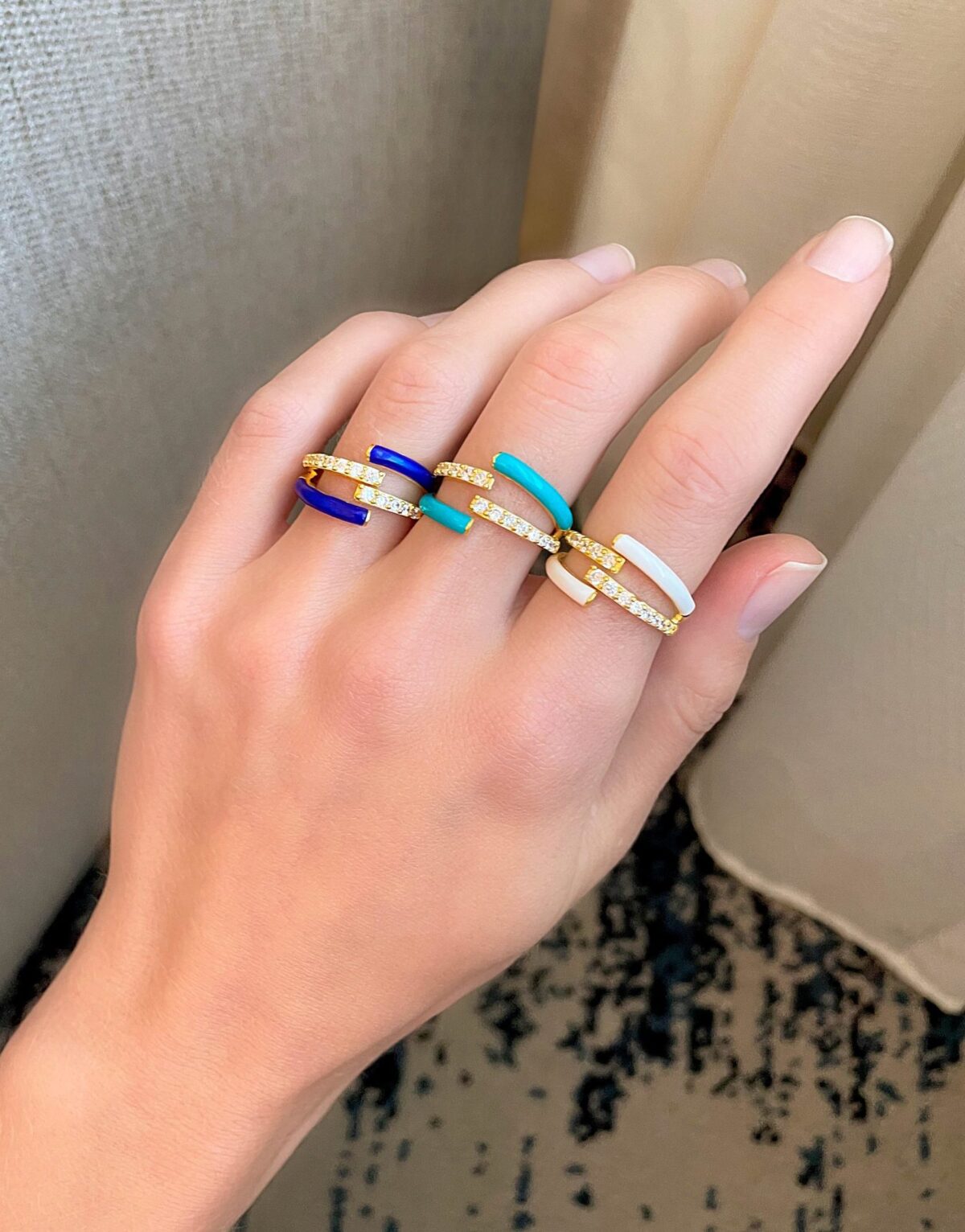 Dual Candy Ring (Free size)