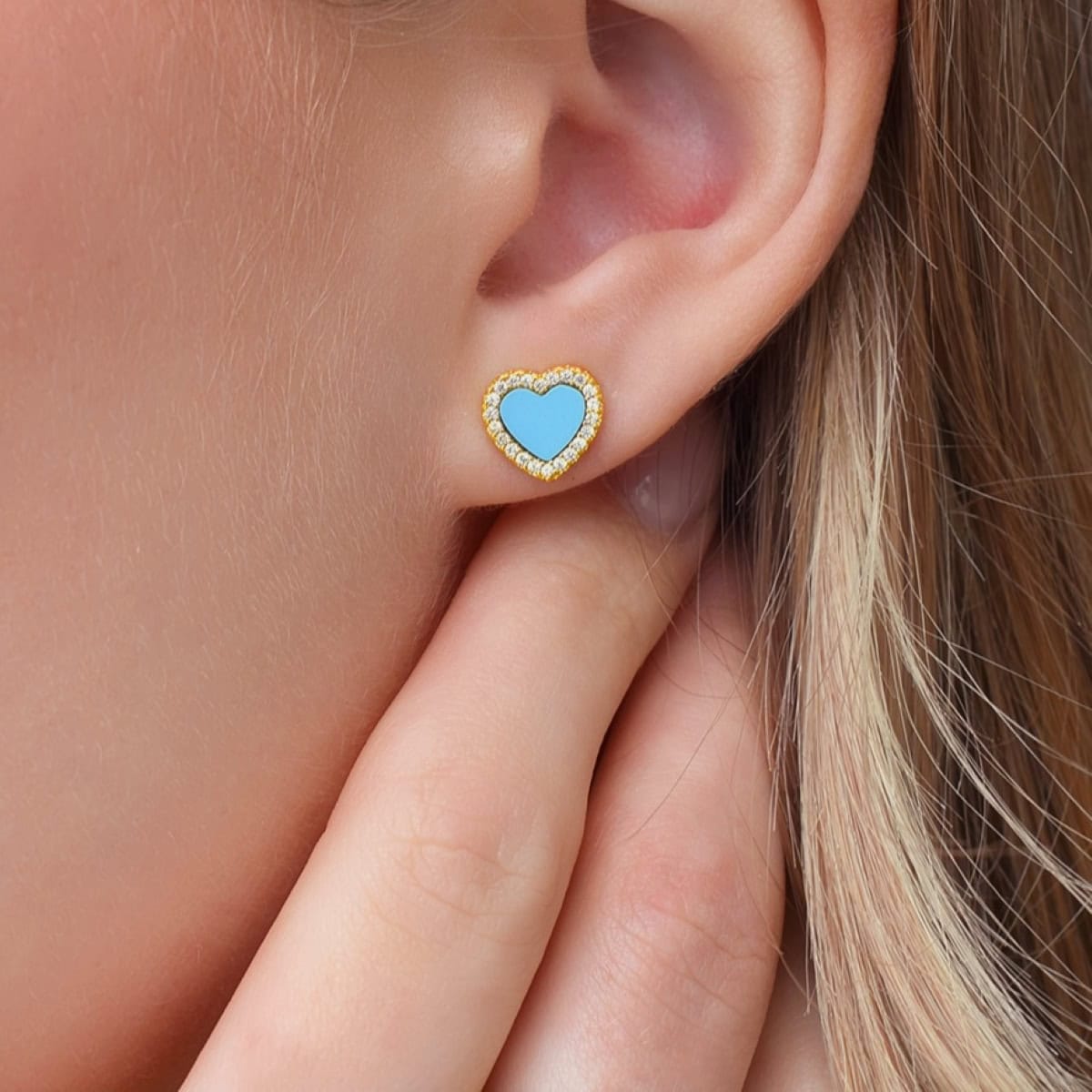 Heart Stud Earrings2