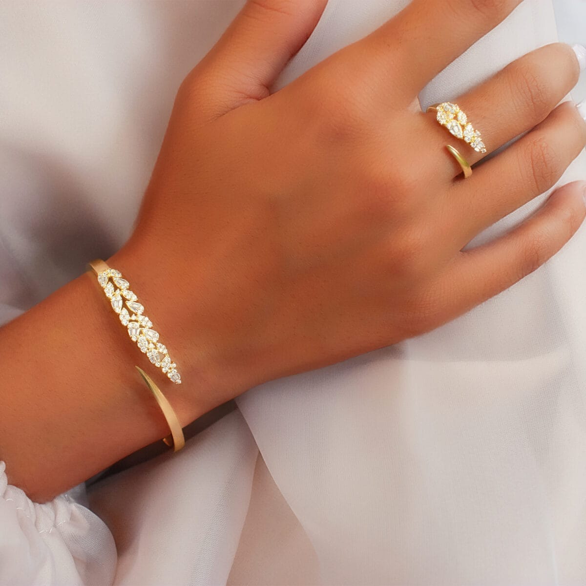 Shelby Bracelet & Ring (Free Size) - Image 5