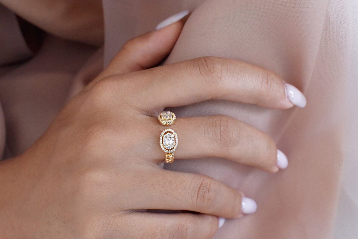Everly Bracelet & Ring Set (Free Size) - Image 4