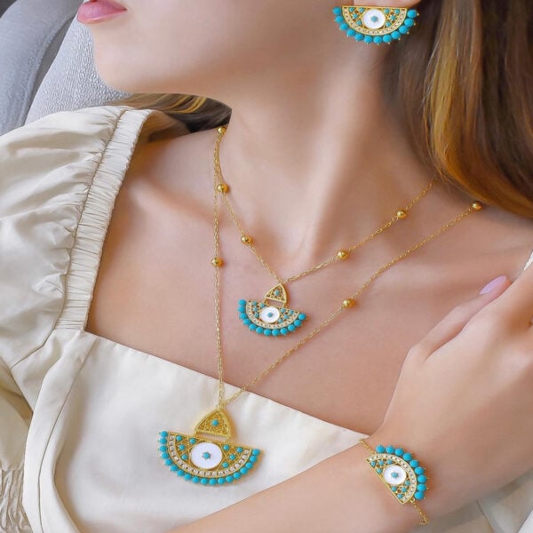 Sadaf Necklace Earring Set