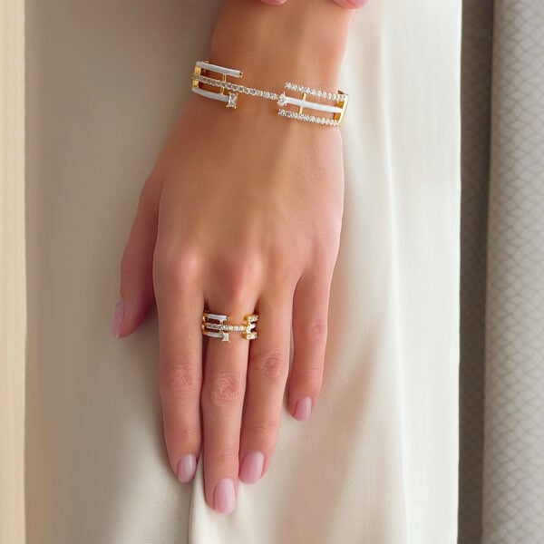 Shafa Bracelet & Ring (Free Size)