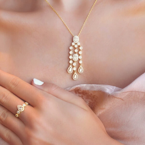 Kayla Necklace Earring And Ring Set