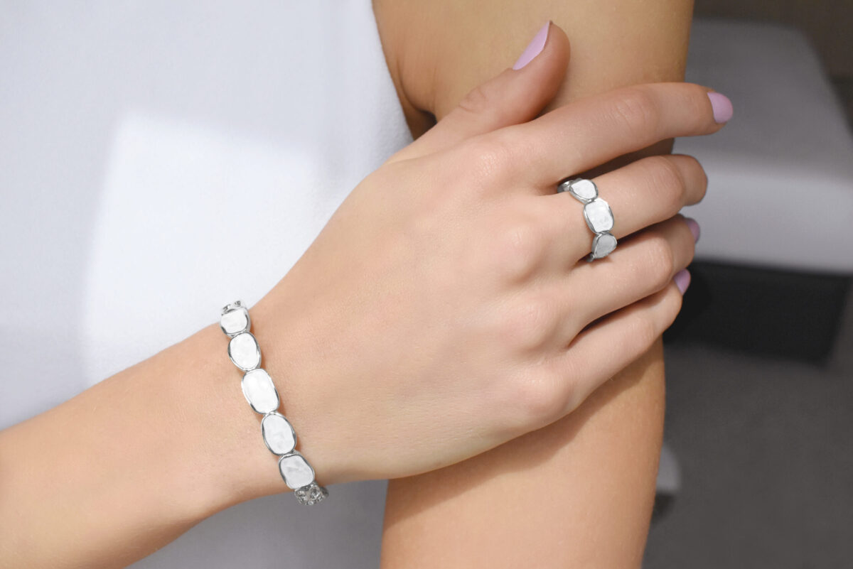 Jumanah Bracelet Ring Set (Free Size) - Image 4