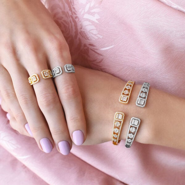 Maysoon Bracelet & Ring (free size)