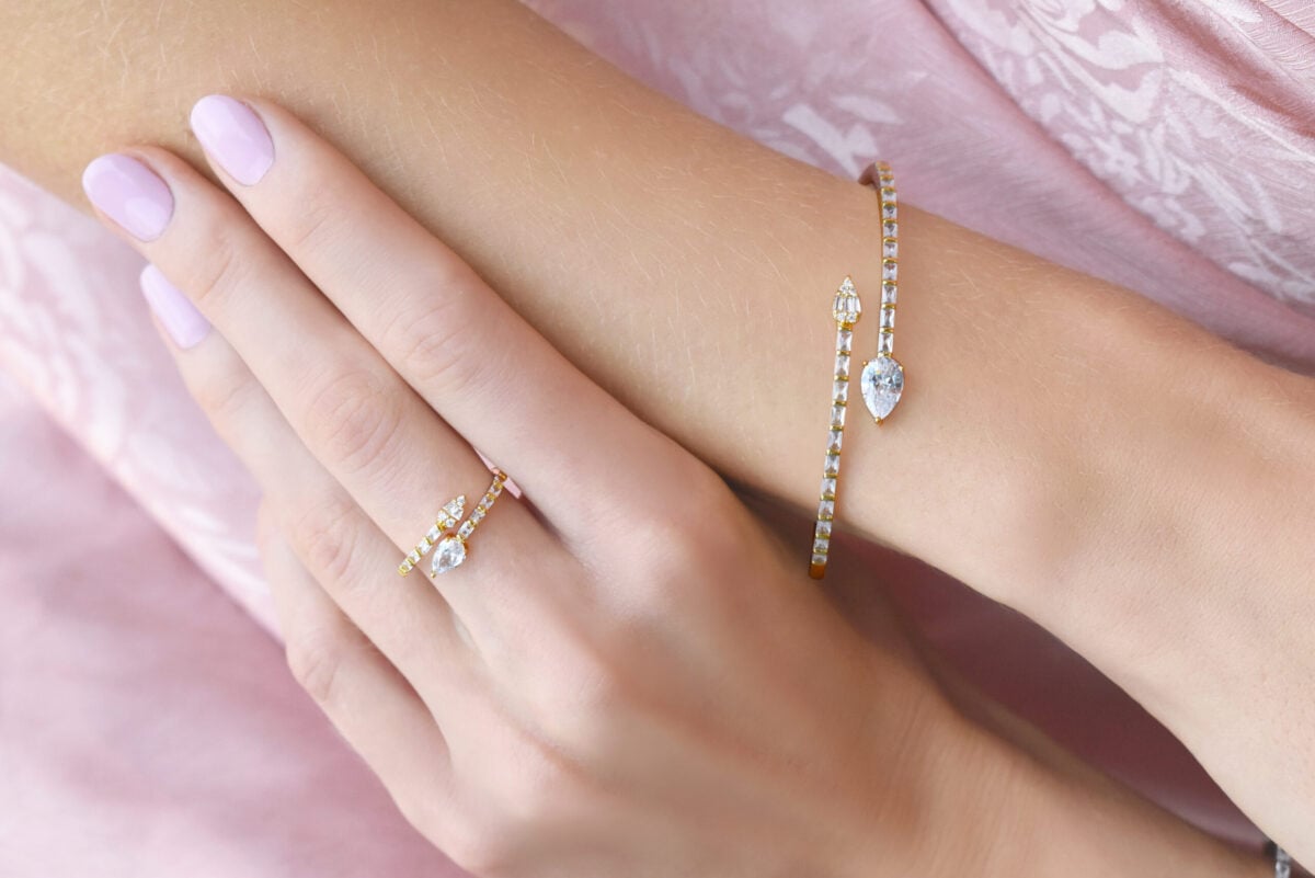 Zeenah Bracelet & Ring (free size) - Image 3