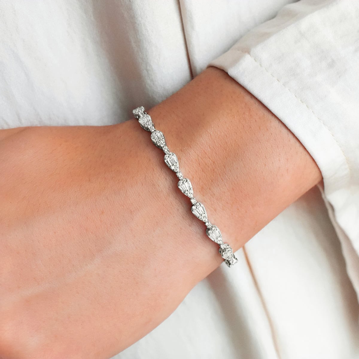 Debra Tennis Bracelet - Image 2