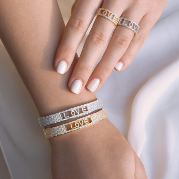 Love Bracelet Ring (Free Size)