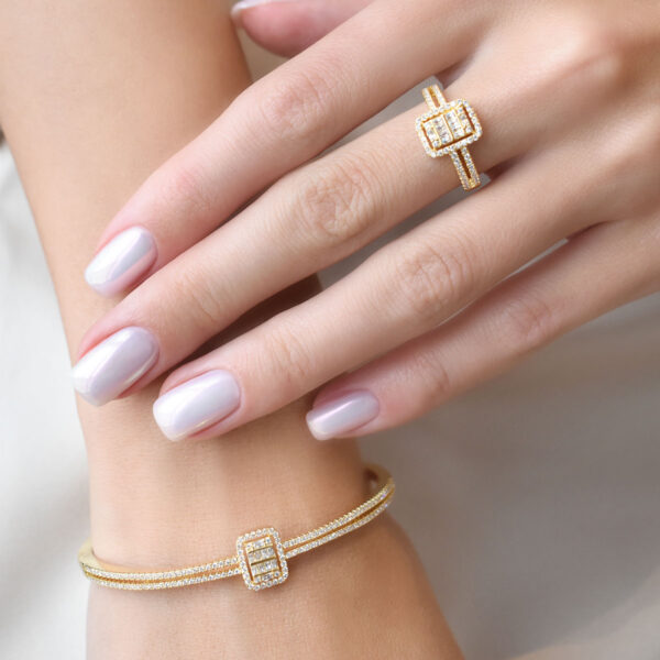 Ashi Bracelet & Ring (Free Size)