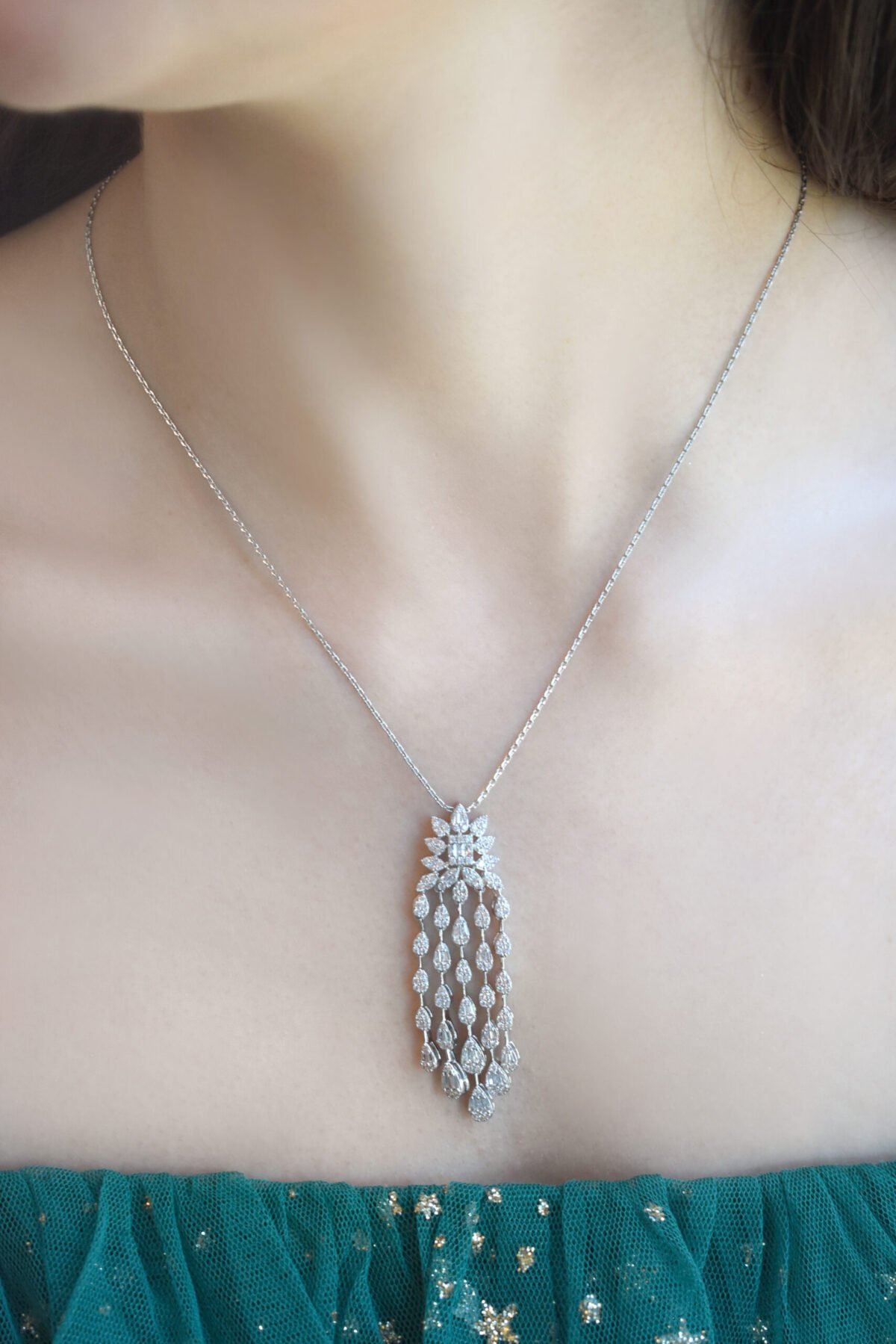 Meeza Necklace,Earring And Ring Set - Image 4