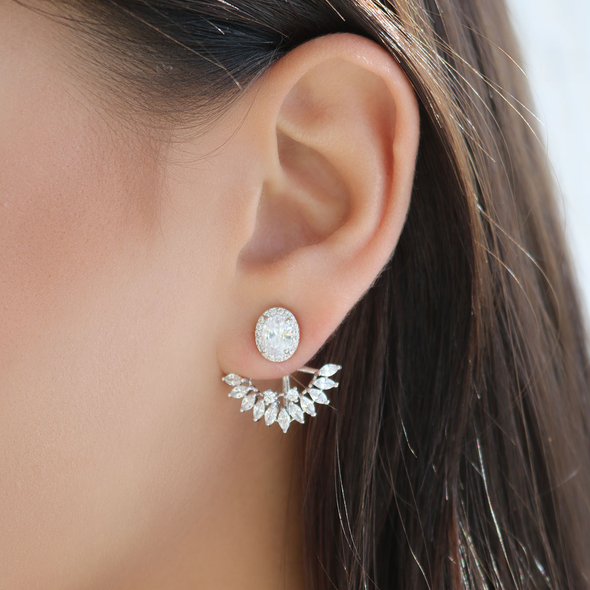 Naya Ear Jacket Earrings Mighzalalarab