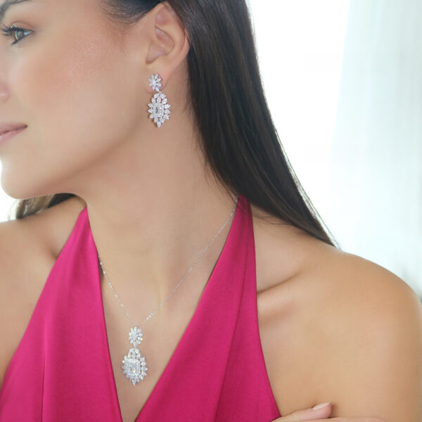 Cheyenne Necklace Earring And Ring Set