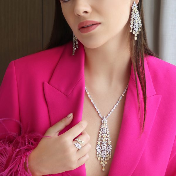 Sabine Necklace Earring  And Ring Set