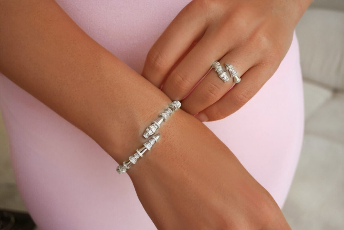 Allison Bracelet & Ring Set (Free Size) - Image 3