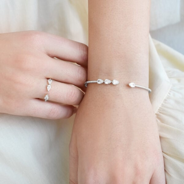 Misty Bracelet & Ring Set (Free size)