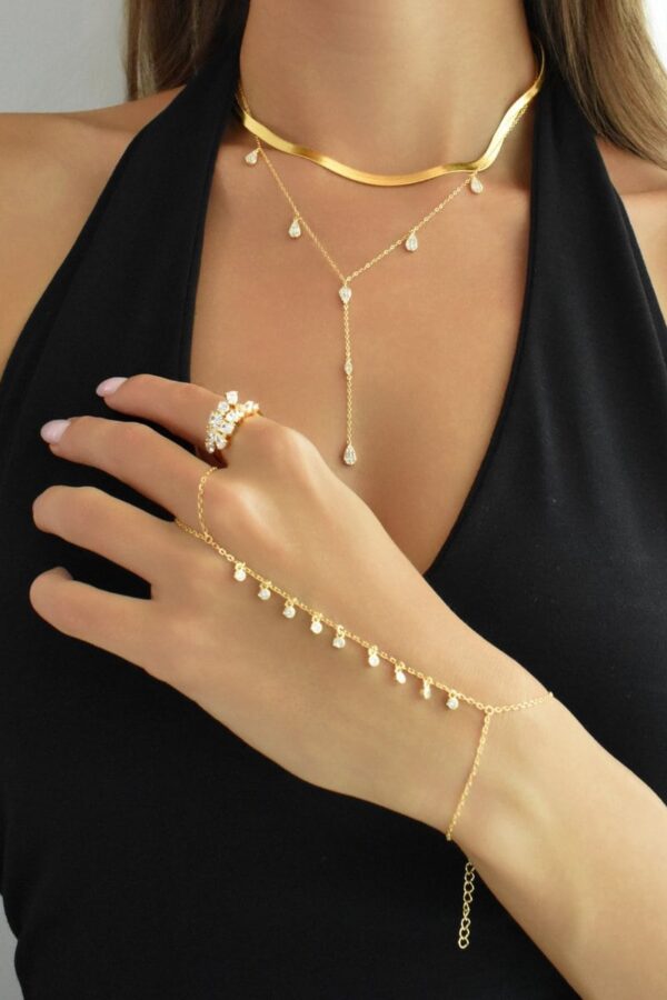 Huda Ring (Free Size) - Golden