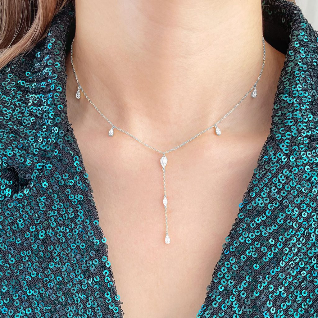 Illona Lariat Necklace - Golden 