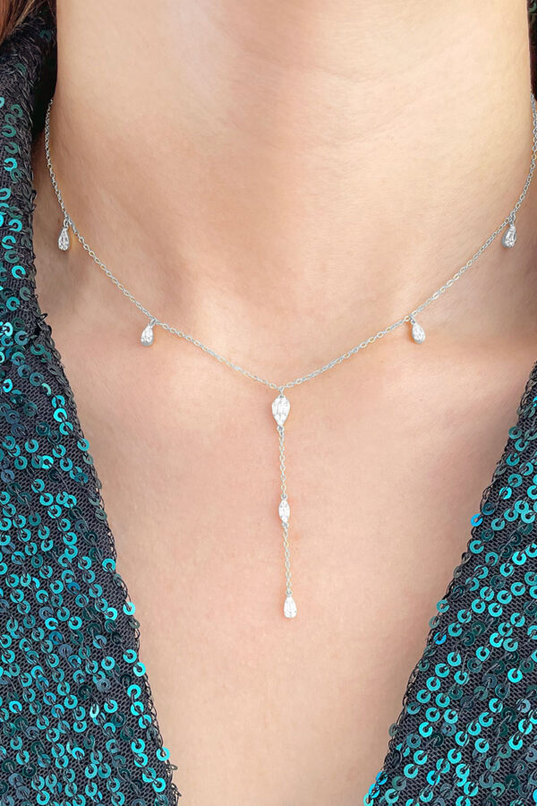 Illona Lariat Necklace - Golden