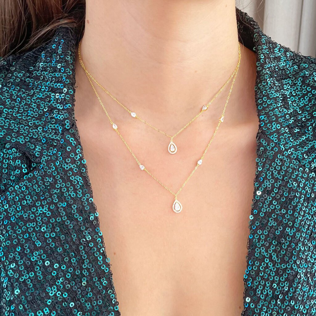 Ebba Double Necklace - Golden 