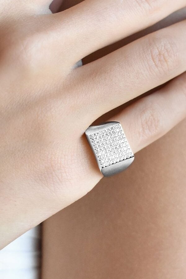 Waniya Pinky Ring (Free Size) - Silver