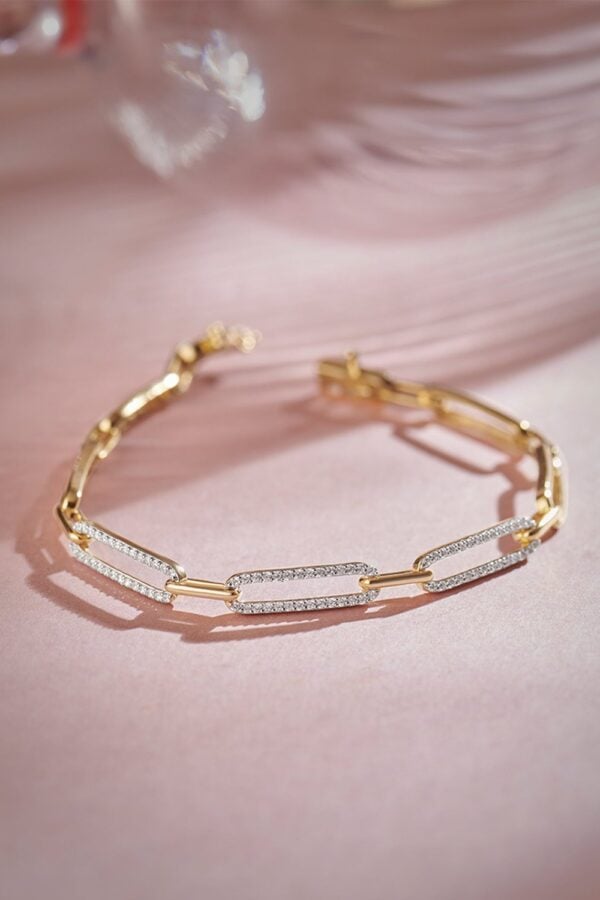 Roma Link Bracelet - Golden