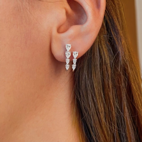 Isoke Double Pear Drop Earrings