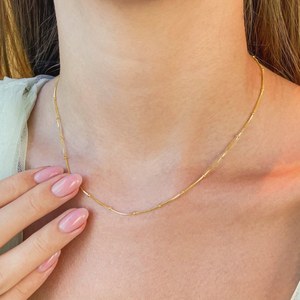 Leena Ball Chain Necklace