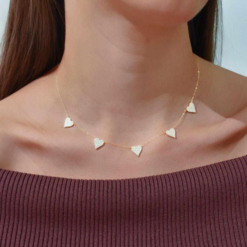 Dream Heart Choker - Golden 