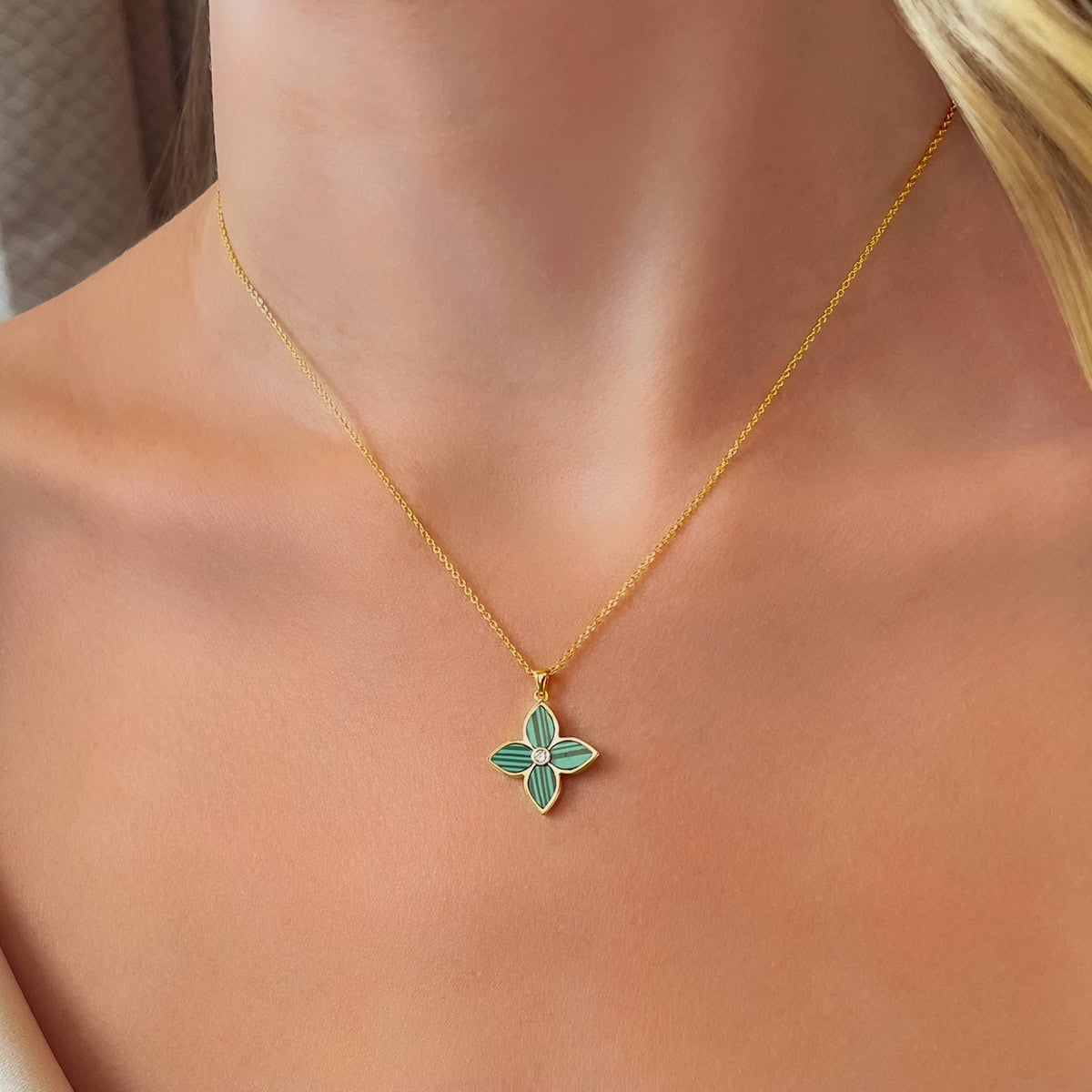 Tara Lila Necklace And Earring Set