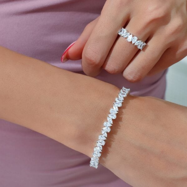 Larissa Bracelet & Ring Set (Free size)