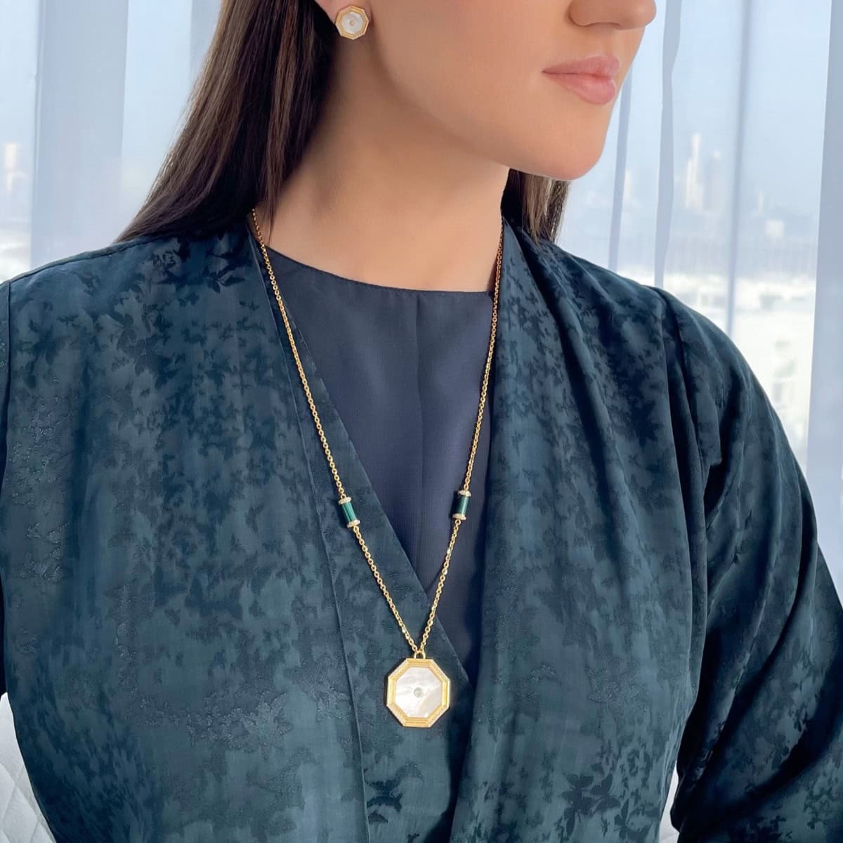 Marjaan Necklace And Earring Set