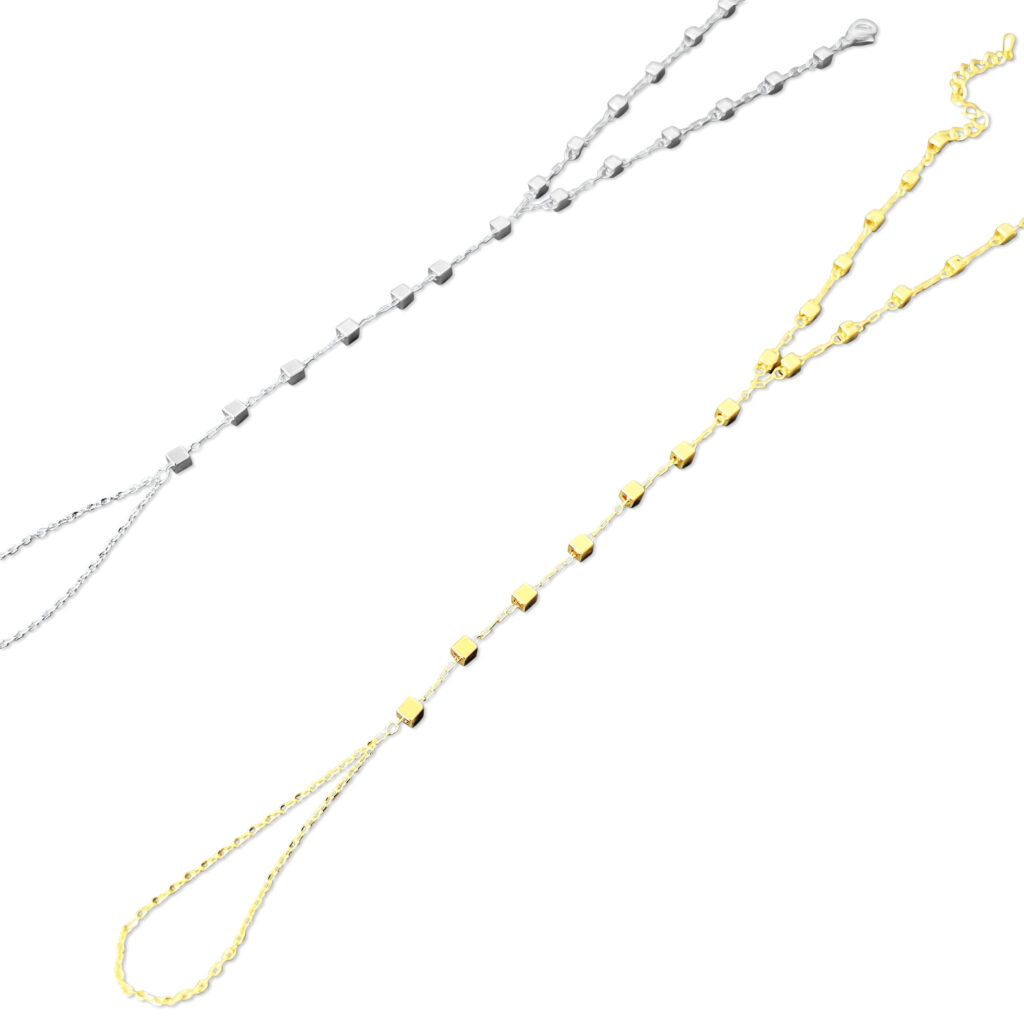 Amerah Hand Chain Bracelet - Silver 