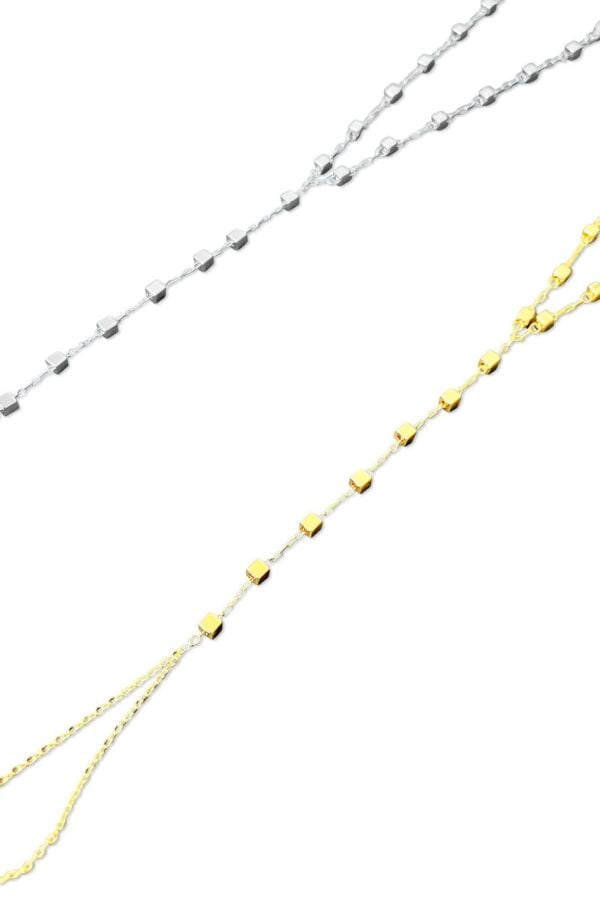 Amerah Hand Chain Bracelet - Silver