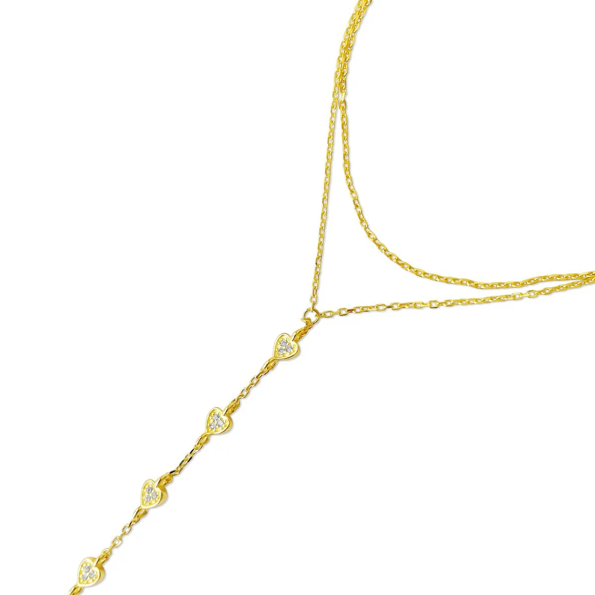 Heart Of Gold Hand Chain Bracelet