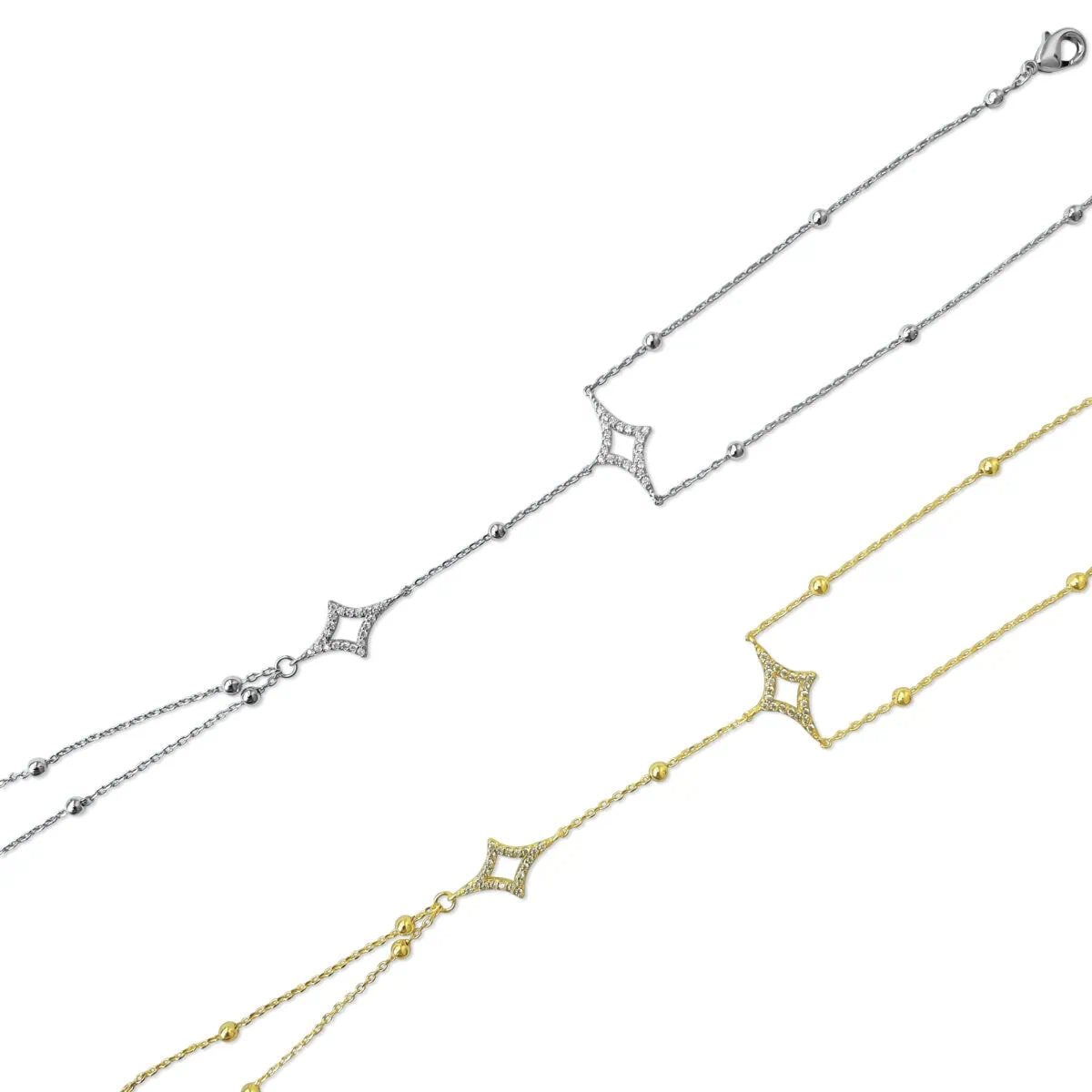 Star Shine Hand Chain Bracelet - Image 7